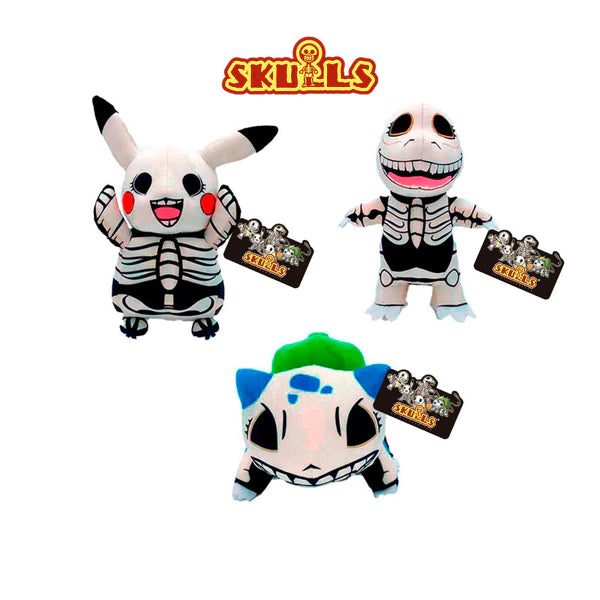 Pokemon Halloween Plüschtiere Skelett