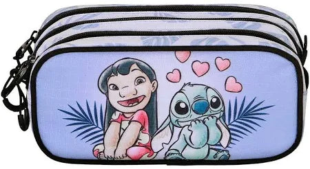 Disney Stitch & Lilo Federmäppchen 3 Fächer dick