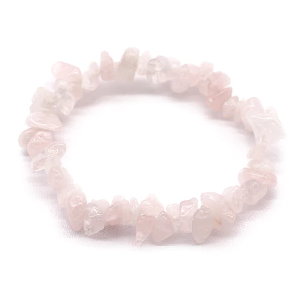 Steinarmband Chipstone Armband - Rosenquarz Handgelenk oder Fußgelenk