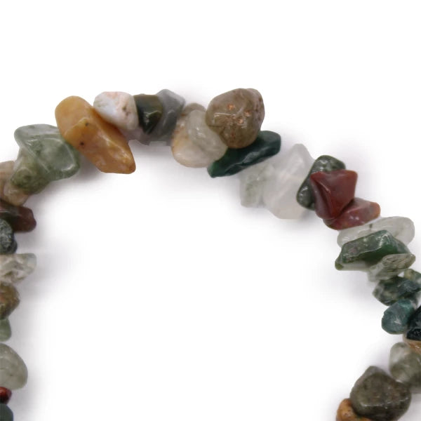 Steinarmband Chipstone Armband - Moosachat Handgelenk oder Fußgelenk