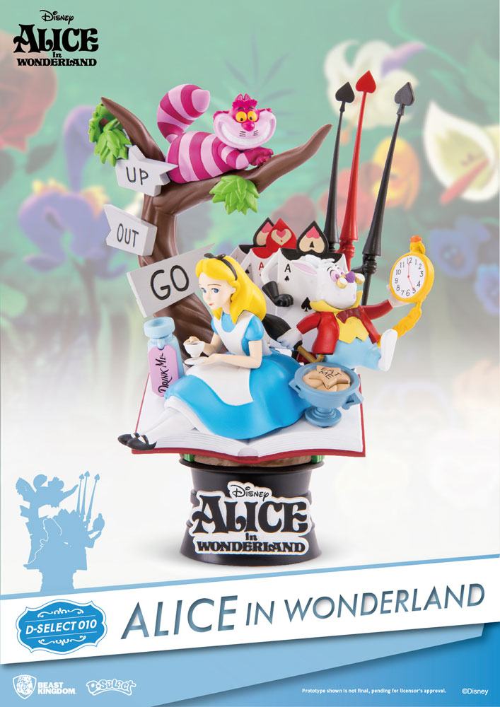 Disney Alice im Wunderland D-Select PVC Diorama 15 cm