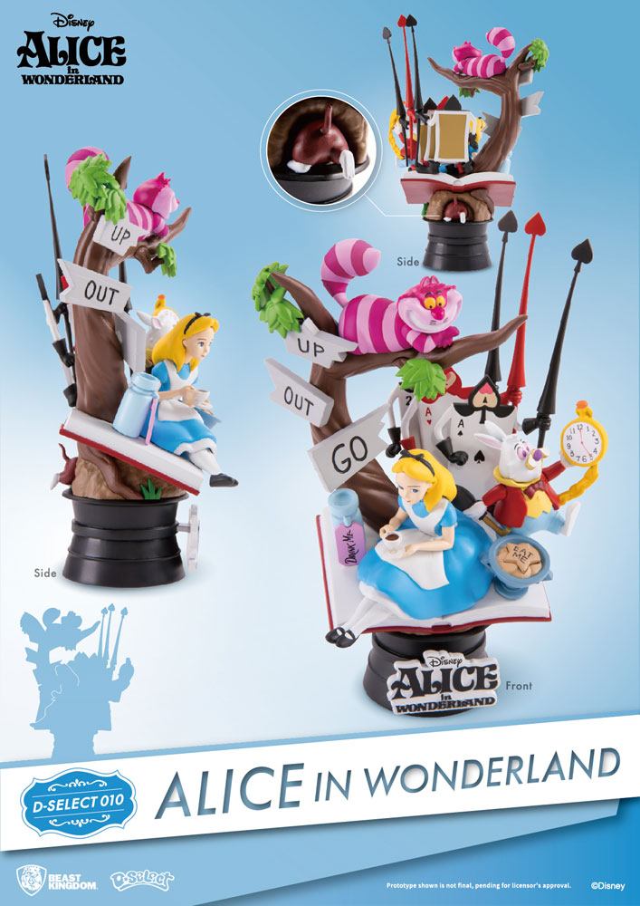 Disney Alice im Wunderland D-Select PVC Diorama 15 cm
