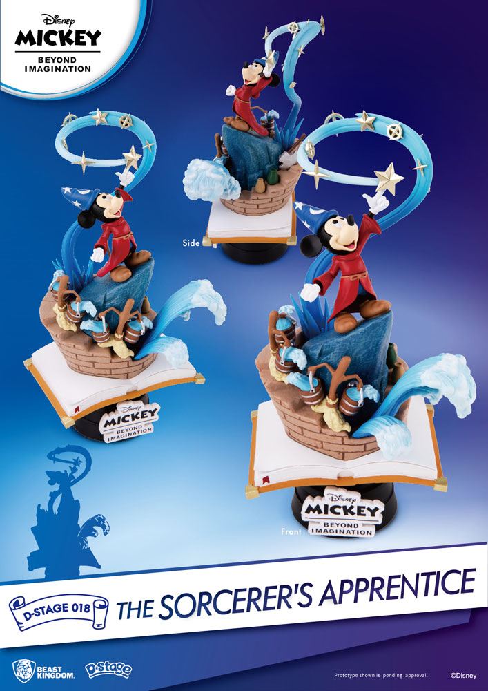 Disney Micky Beyond Imagination D-Stage PVC Diorama The Sorcerer's Apprentice 15 cm
