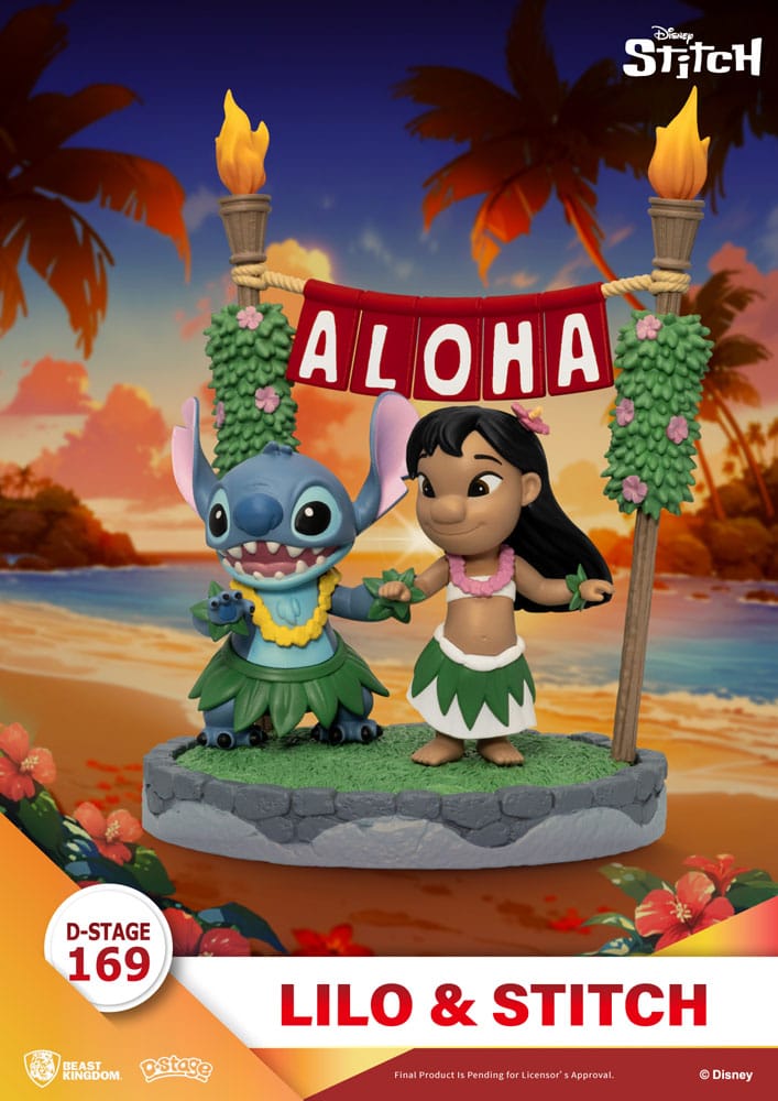 Disney Lilo & Stitch D-Stage PVC Diorama Lilo & Stitch 16 cm
